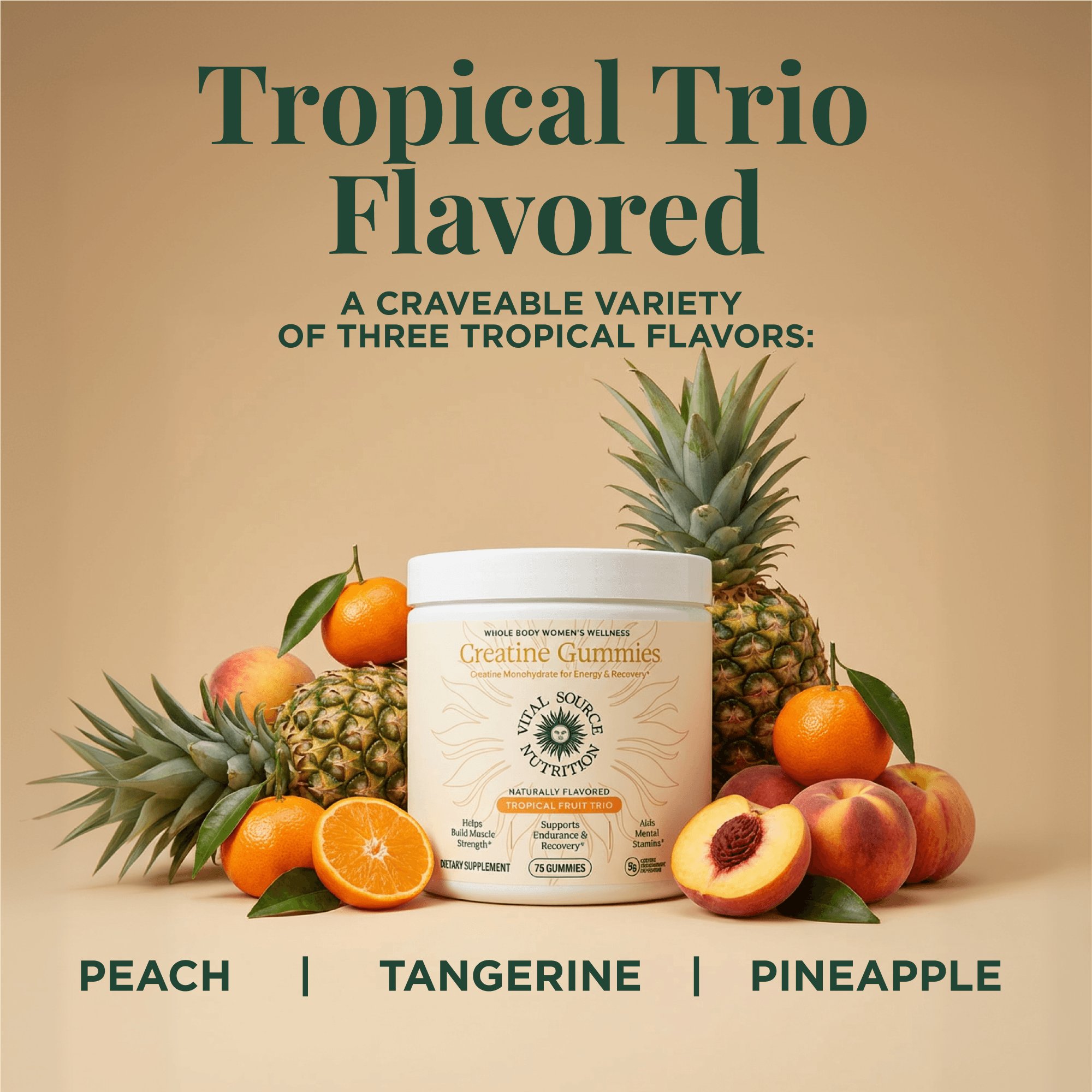 Sabores durazno mandarina y pina