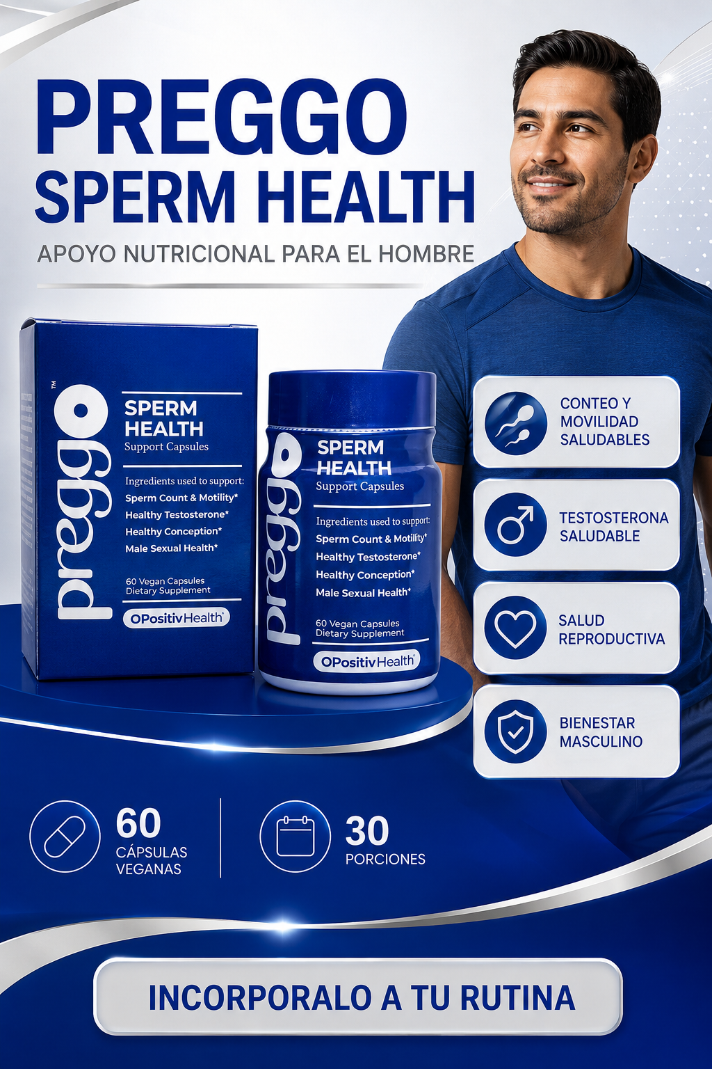 Preggo Sperm Health, modo de uso diario