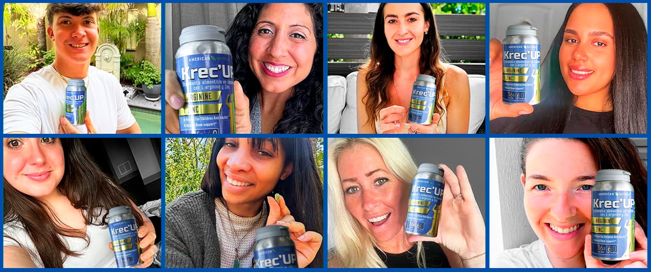KREC UP | Crecimiento y Desarrollo - L-Arginina + Zinc