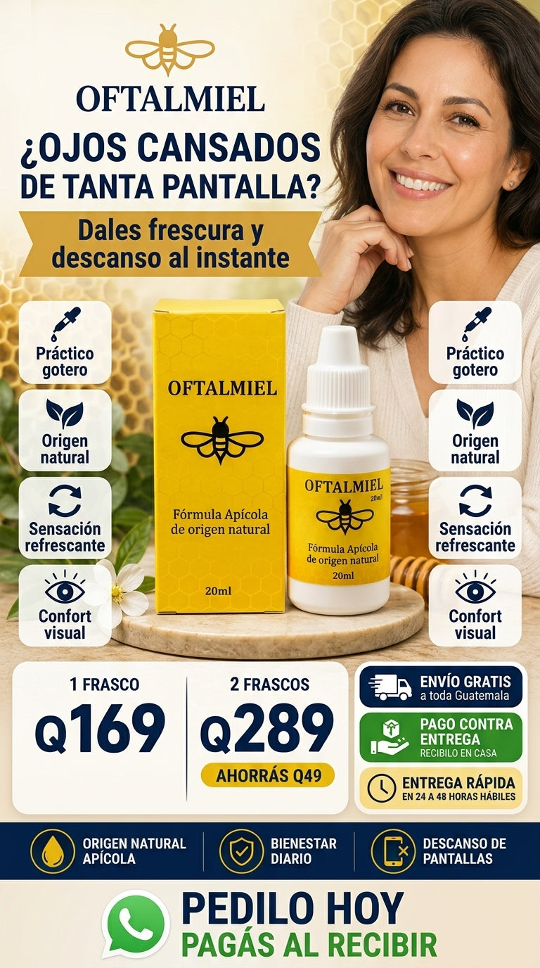 Oftalmiel frescura y descanso para tu mirada - oferta envío gratis pago contra entrega
