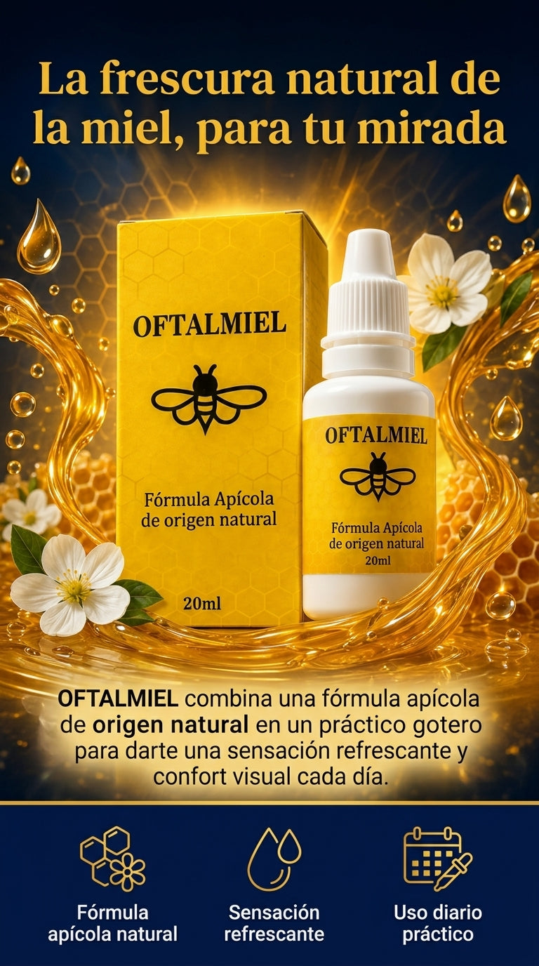 Oftalmiel fórmula apícola de origen natural frescura