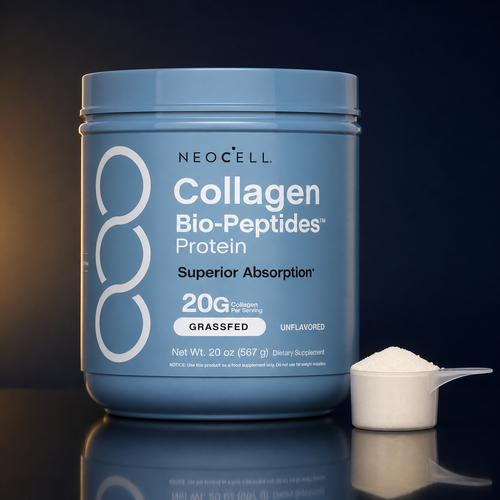 NeoCell Collagen Bio-Peptides 567 g con cuchara medidora, colageno en polvo